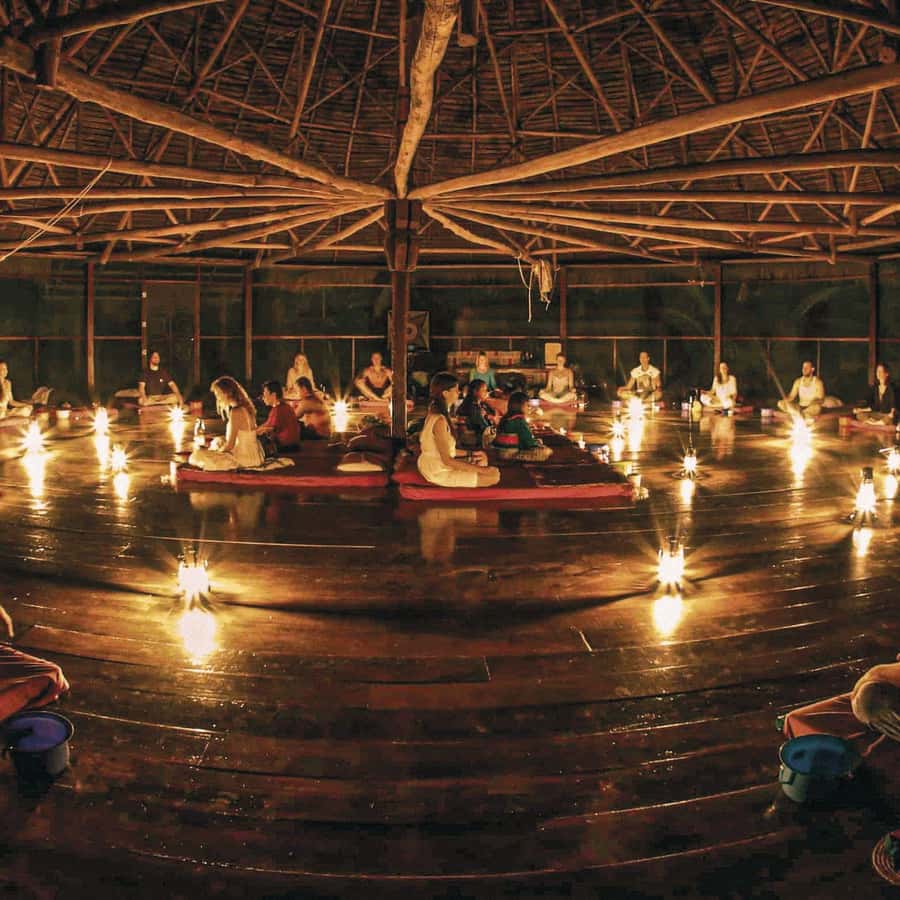 Ceremonia tradicional de Ayahuasca